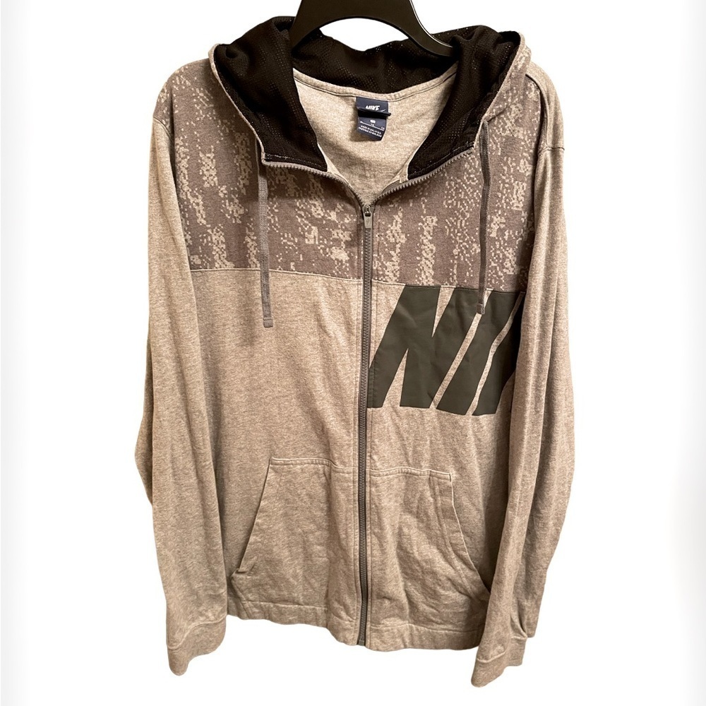 Nike Grey Zip Up Hoodie